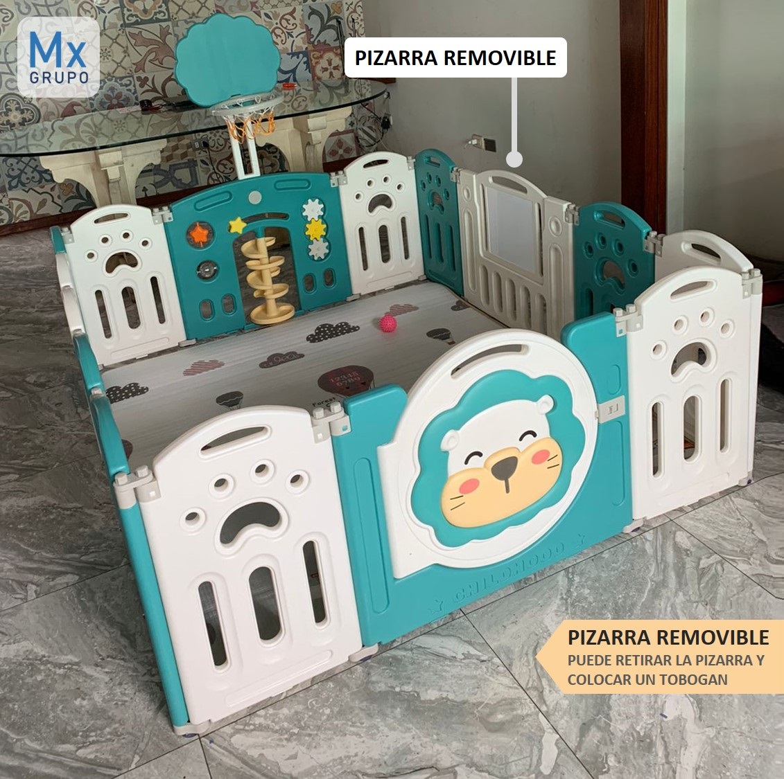 Corral león con pizarra (Preventa - mayo) - Imagen 2