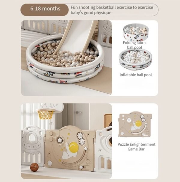 Playpen planetario beige (Agotado) - Imagen 3