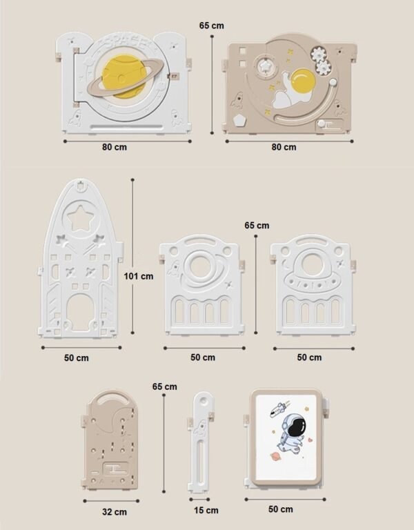 Playpen planetario beige (Agotado) - Imagen 5