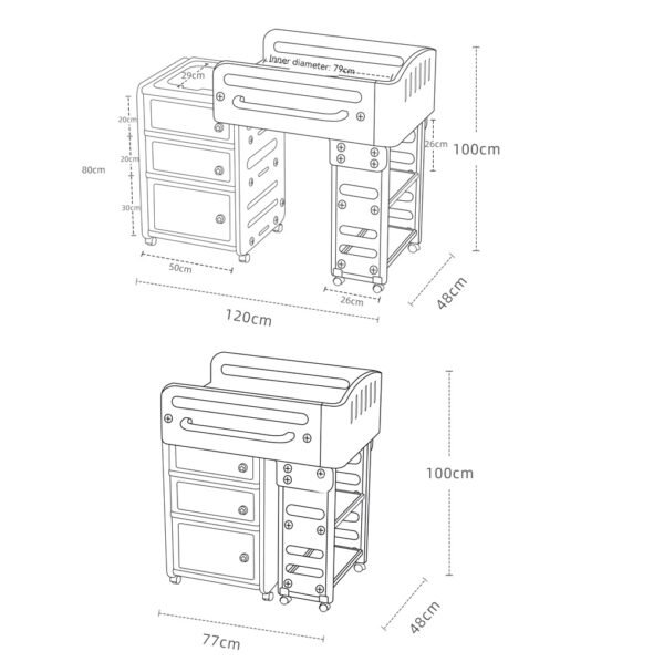 Cambiador de bebe multifuncional Mx002 - Imagen 4