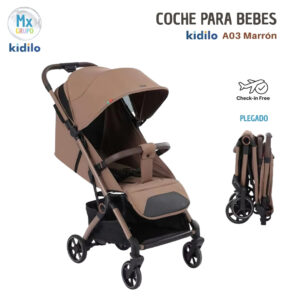 Coche para bebe Kidilo A03 Marrón