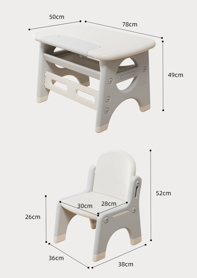 Mesa escritorio gris - Imagen 2