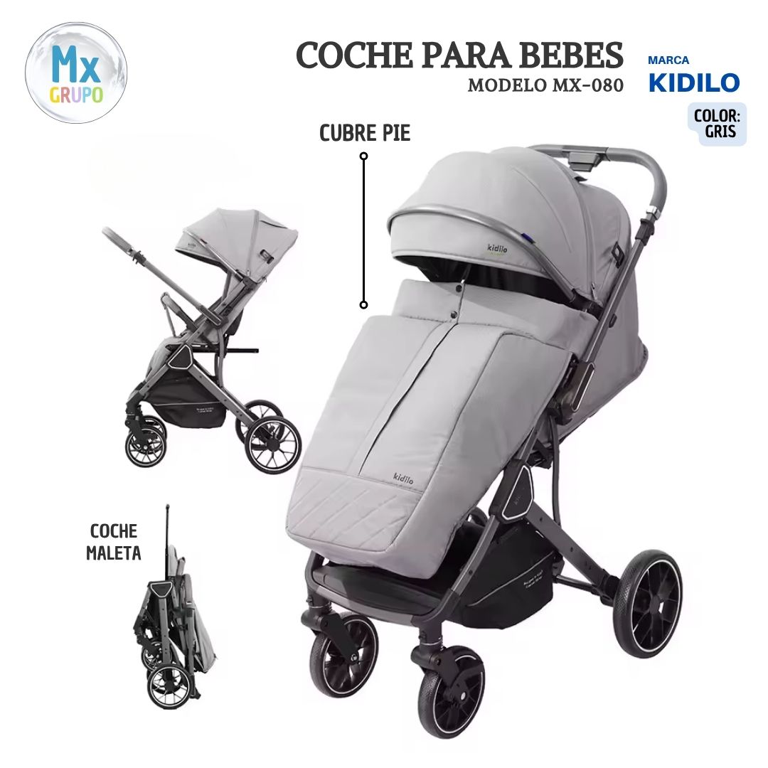 Coche para bebe MX 080 kidilo - Imagen 4