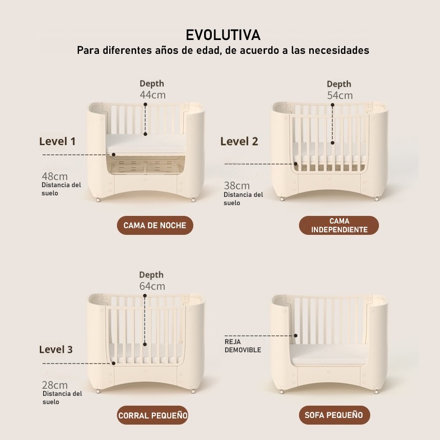 Cuna para bebe Mx001 - Imagen 4