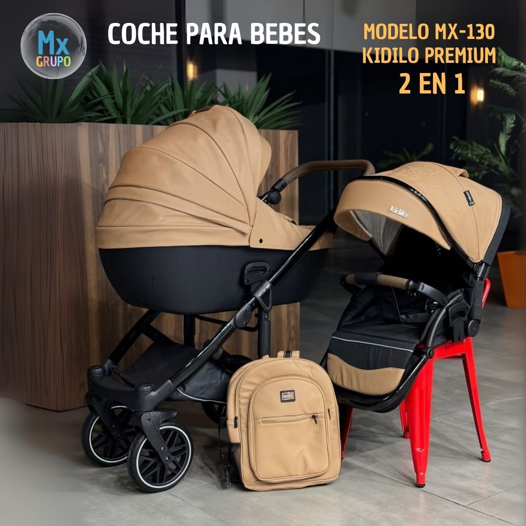 Coche para bebe Mx 130 Kidilo 2en1 Premium - Imagen 6