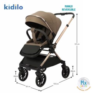 Coche para bebe Kidilo Premium D908