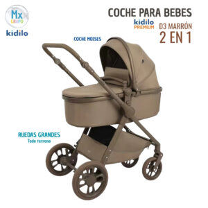 Coche para bebe Kidilo Premium D3 (2en1)